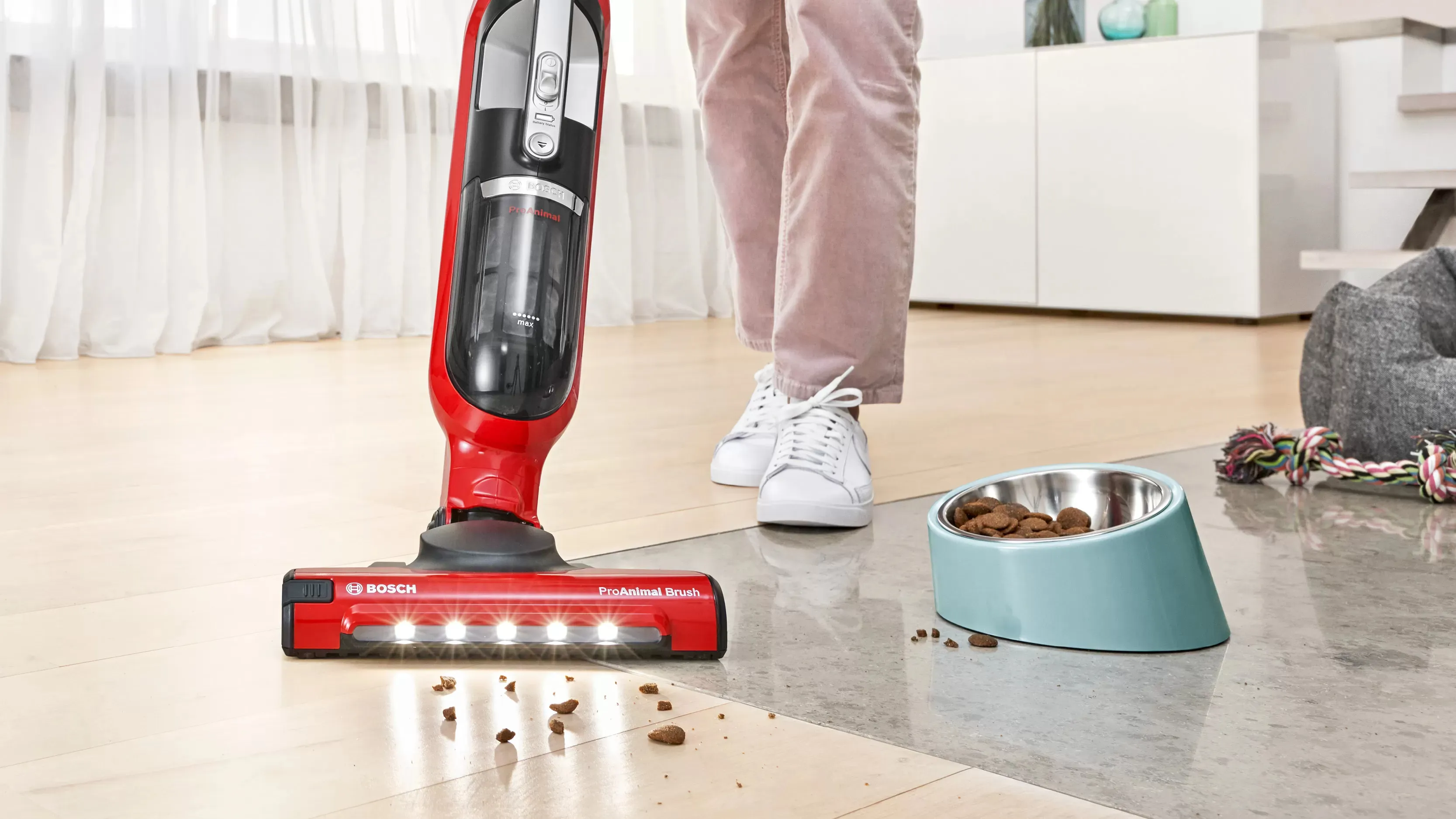 Bosch Flexxo Gen2 ProAnimal BBH3ZOO28 0,4 L 2,15 Ah pussiton -varsi-imuri, punainen