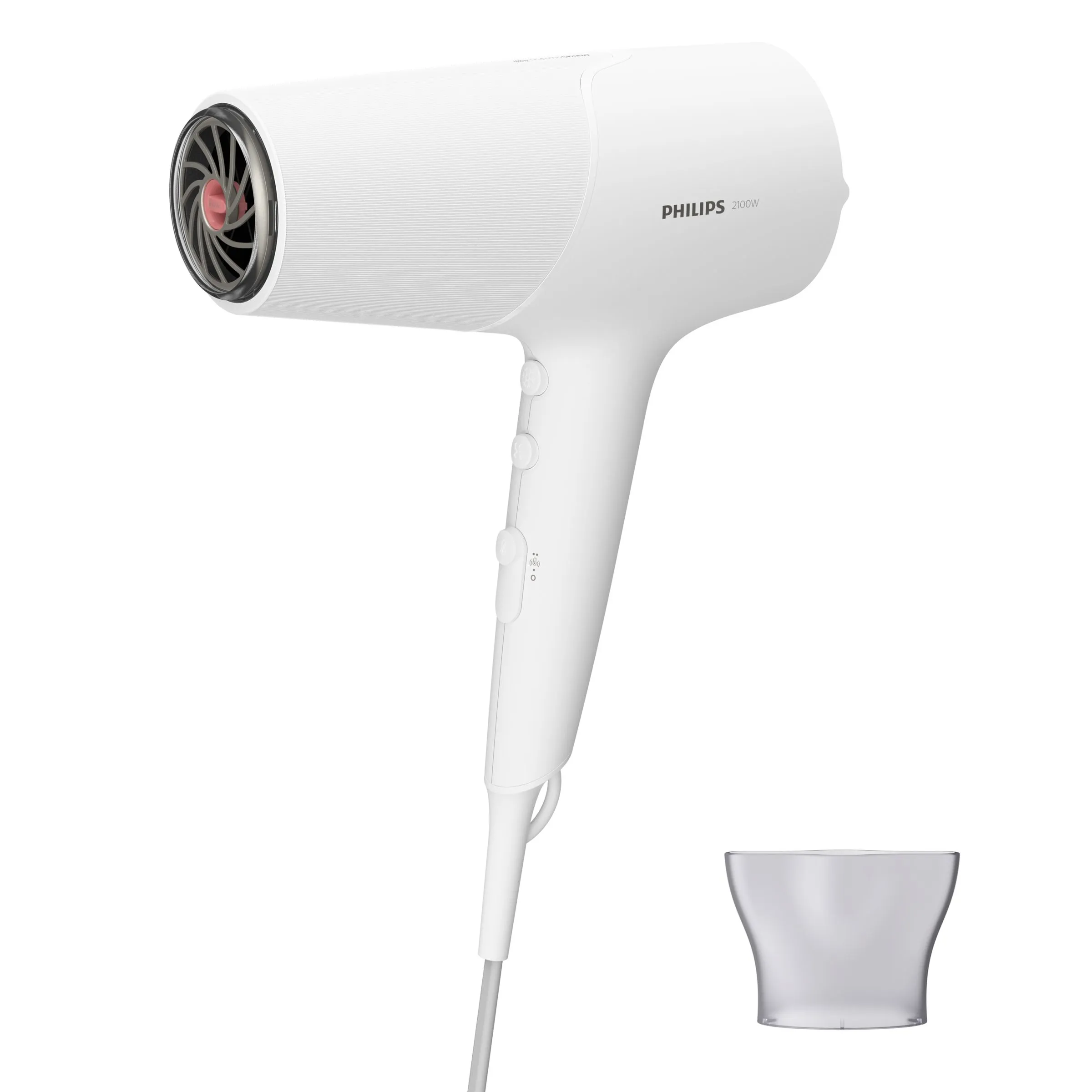 Philips BHD500 -hiustenkuivaaja, Valkoinen