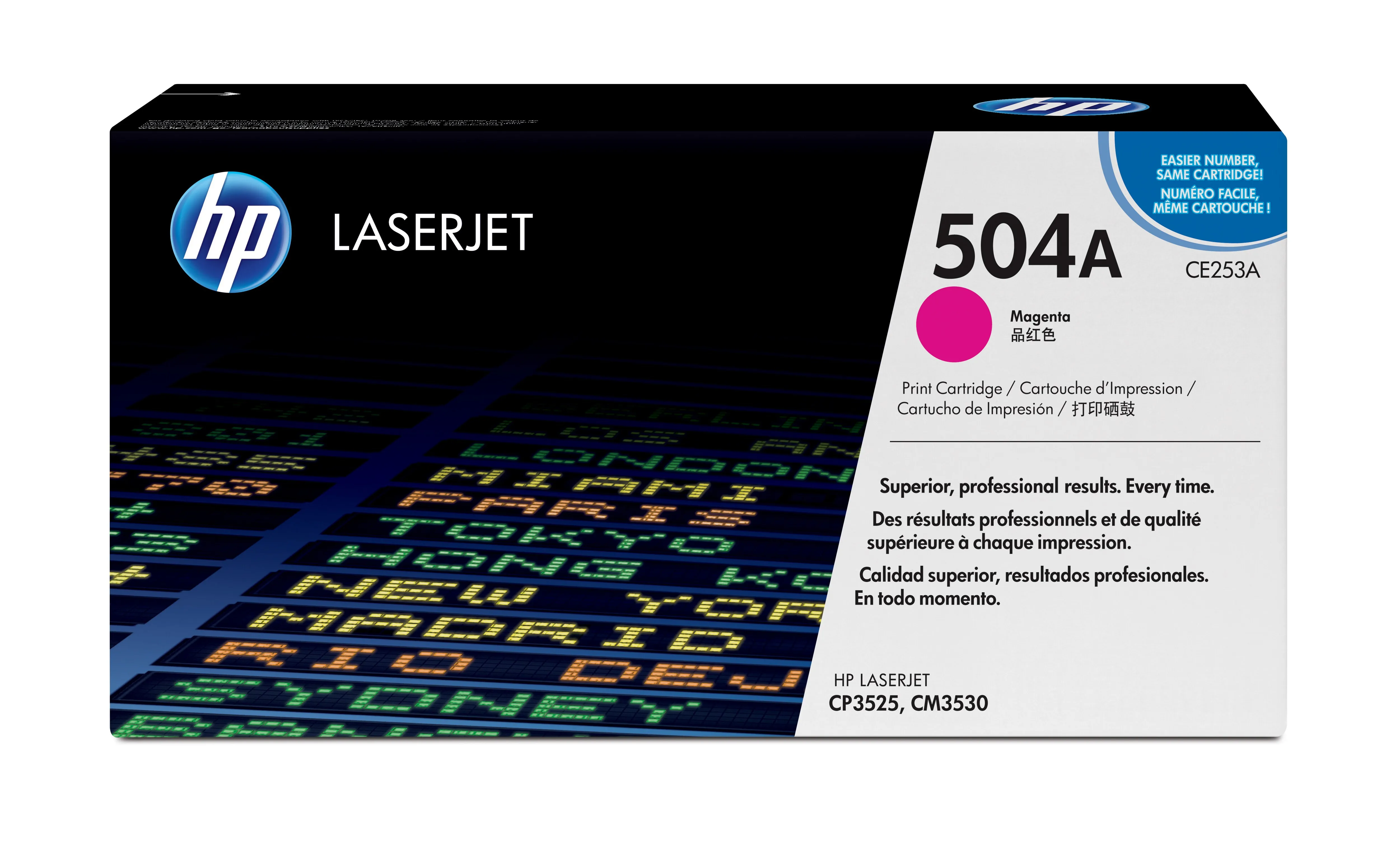 HP Toner CE253A magenta ColorSphere Color LaserJet CP3525