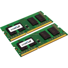 Crucial - DDR3L - 4 GB: 2 2 GB - SO-DIMM 204-pin - 1600 MHz / PC3-12800 - CL11 - 1.35 V - puskuroimaton - non-ECC