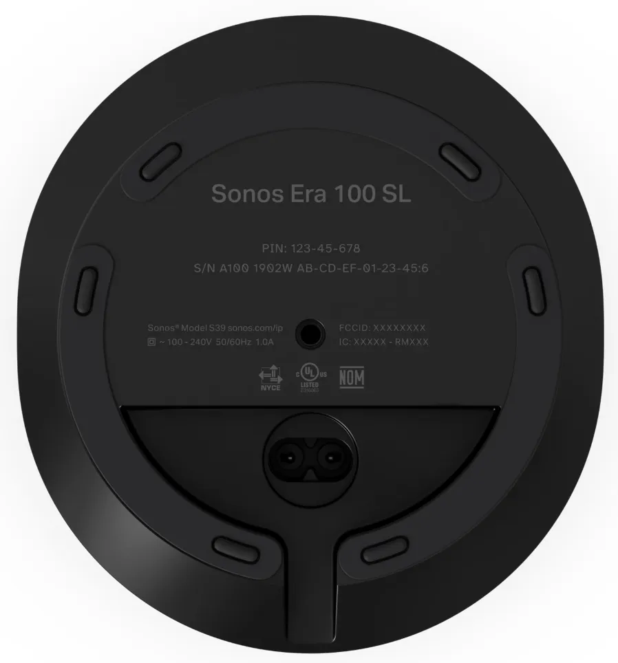 Sonos Era 100 SL 2.0 Soundbar, Black