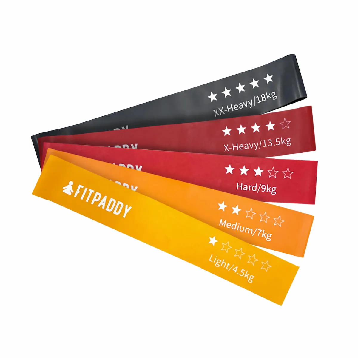 FITPADDY EBND01 Latex-motst&aring;ndsbandset, 5-pack
