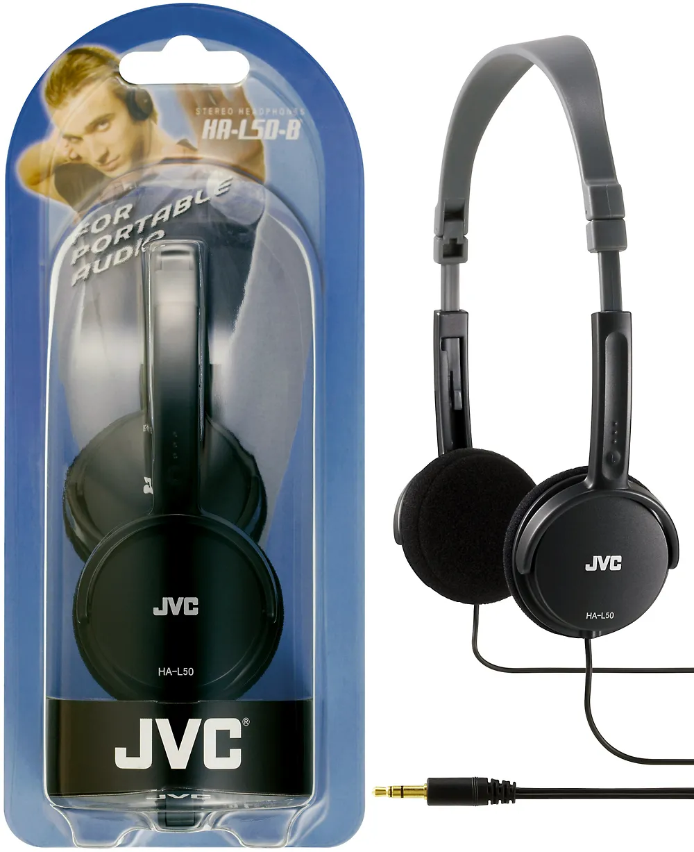 HA-L50-B JVC headphone Portable Black