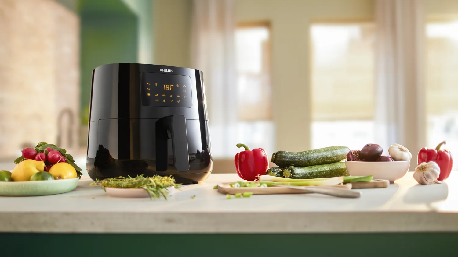 Philips Essential HD9270 Airfryer XL -kiertoilmakypsennin, musta, 6.2l