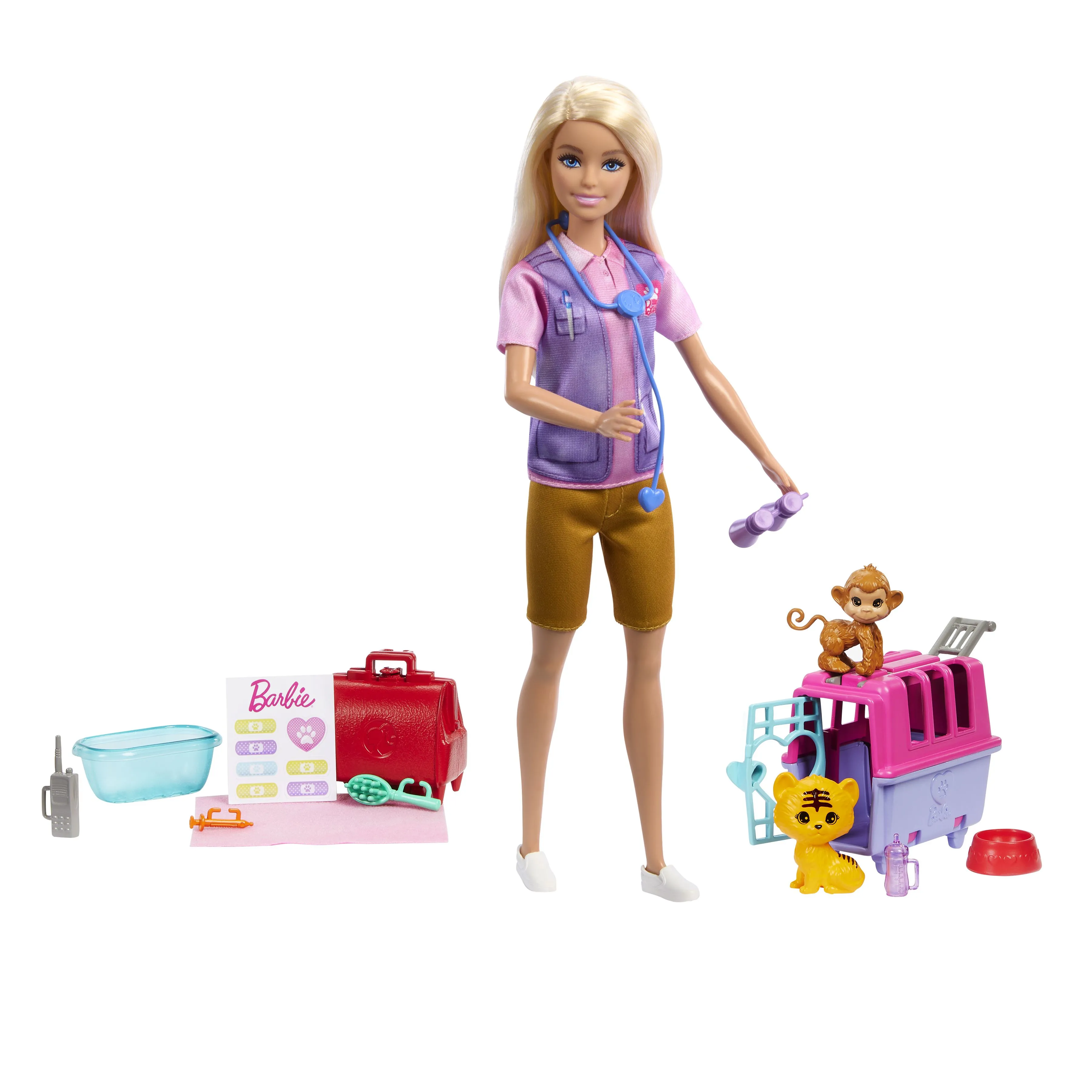 Mattel Barbie Careers Animal Rescue &amp; Recover Playset Doll