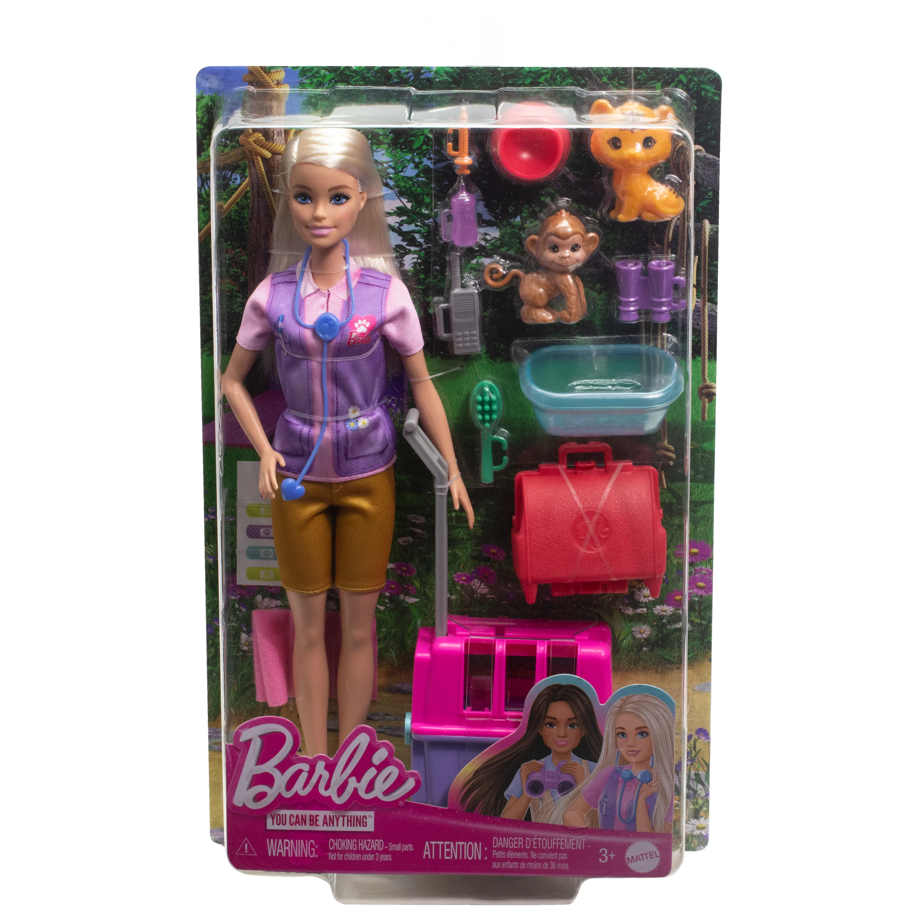 Mattel Barbie Careers Animal Rescue &amp; Recover Playset Doll