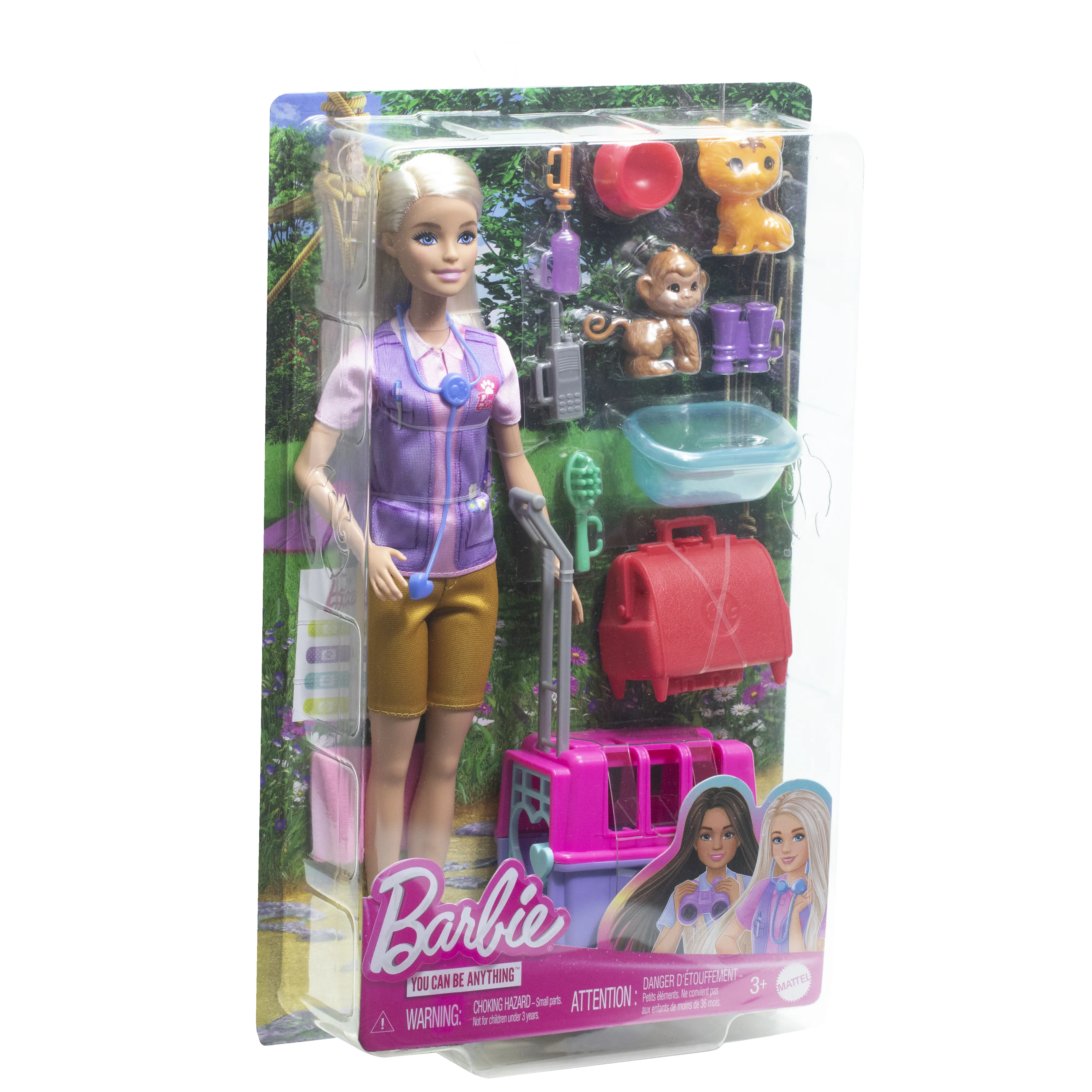 Mattel Barbie Careers Animal Rescue &amp; Recover Playset Doll