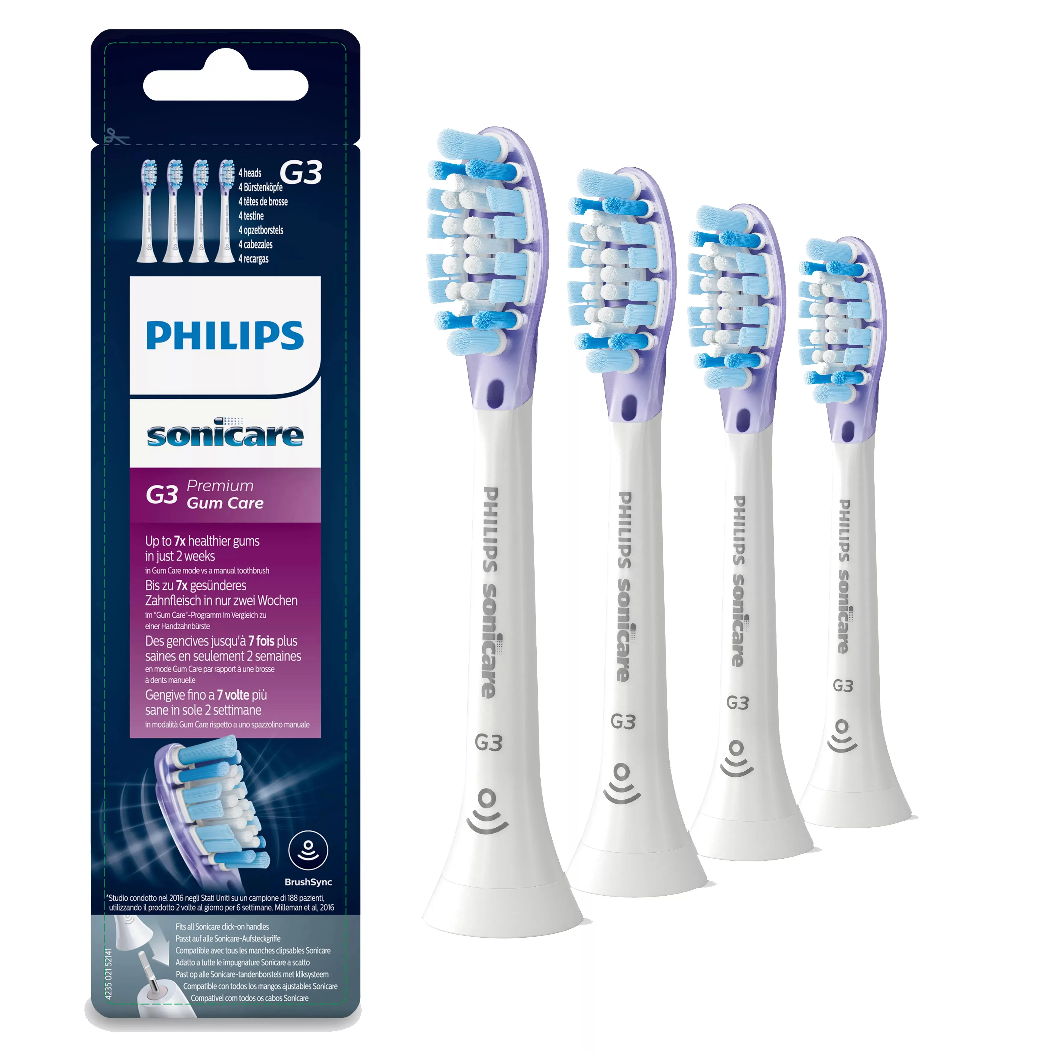 Philips Sonicare G3 Premium -vaihtoharja, 4 kpl