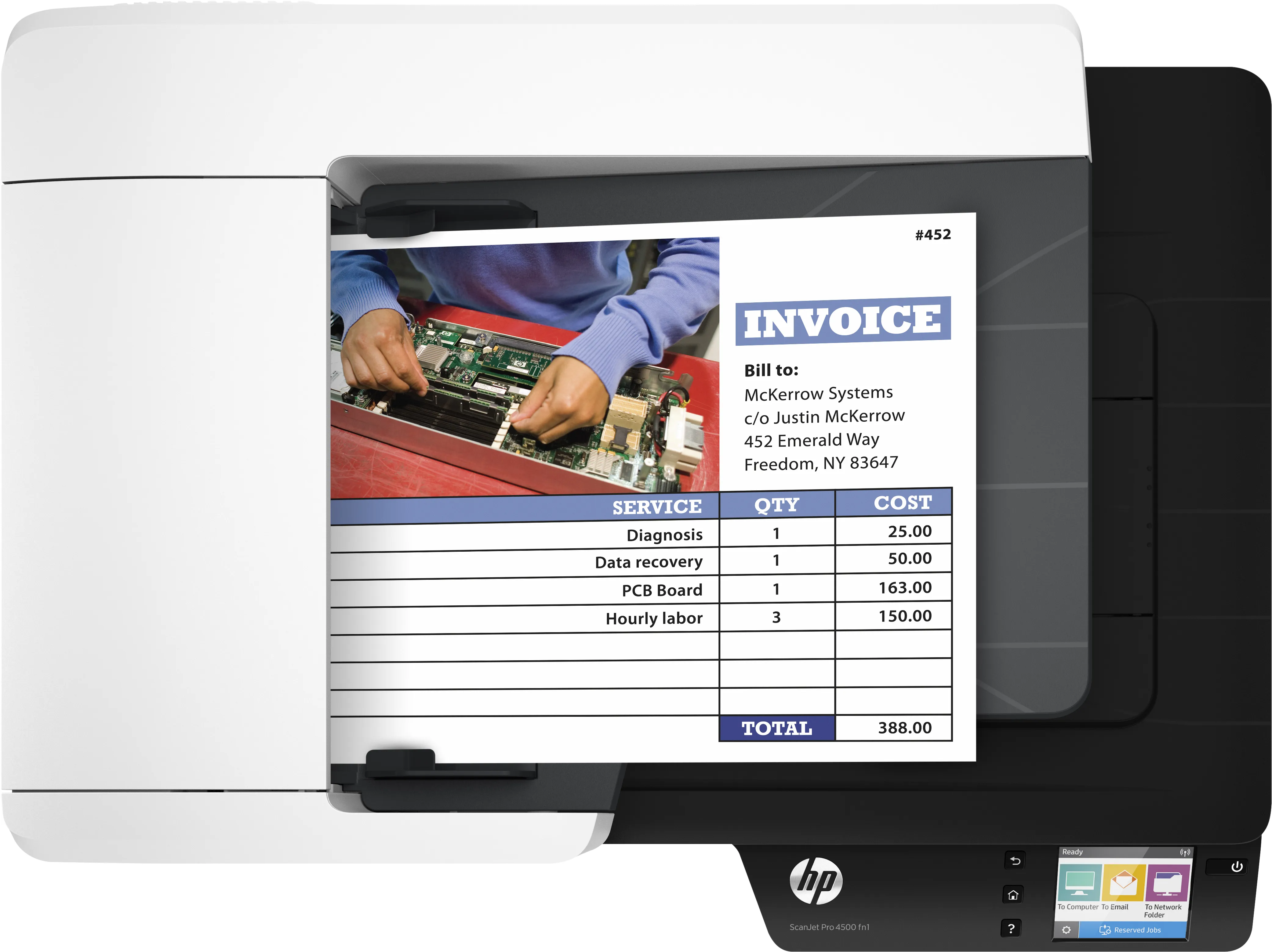 ScanJet Pro 4500 fn1 Network
