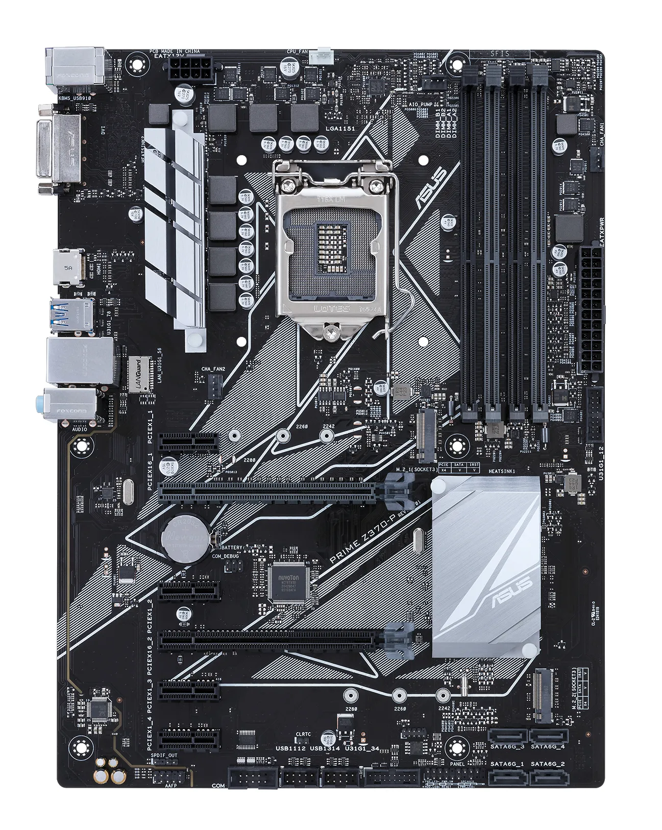Asus PRIME Z370-P, ATX -emolevy