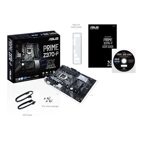 Asus PRIME Z370-P, ATX -emolevy