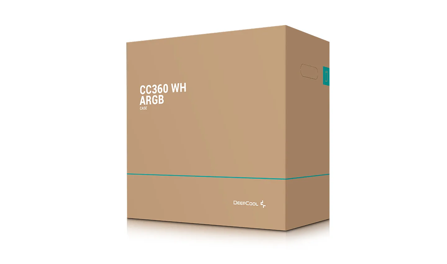 DeepCool CC360 A-RGB Micro-ATX Case, White