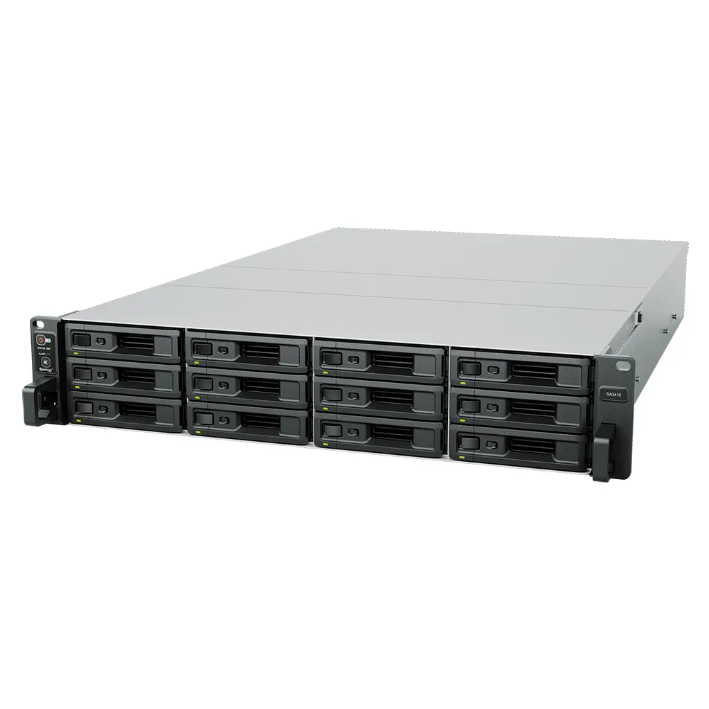 Synology Rackstation, 12-BAY, Intel 8-CORE, 16GB RAM, Synology HDD/SSD