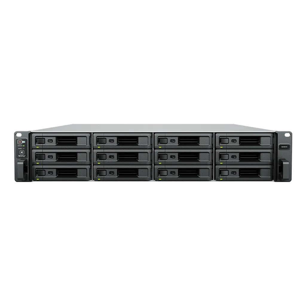 Synology Rackstation, 12-BAY, Intel 8-CORE, 16GB RAM, Synology HDD/SSD