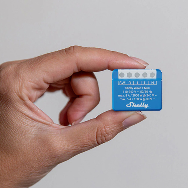 Shelly Wave 1 Mini EU LR - smart relay switch
