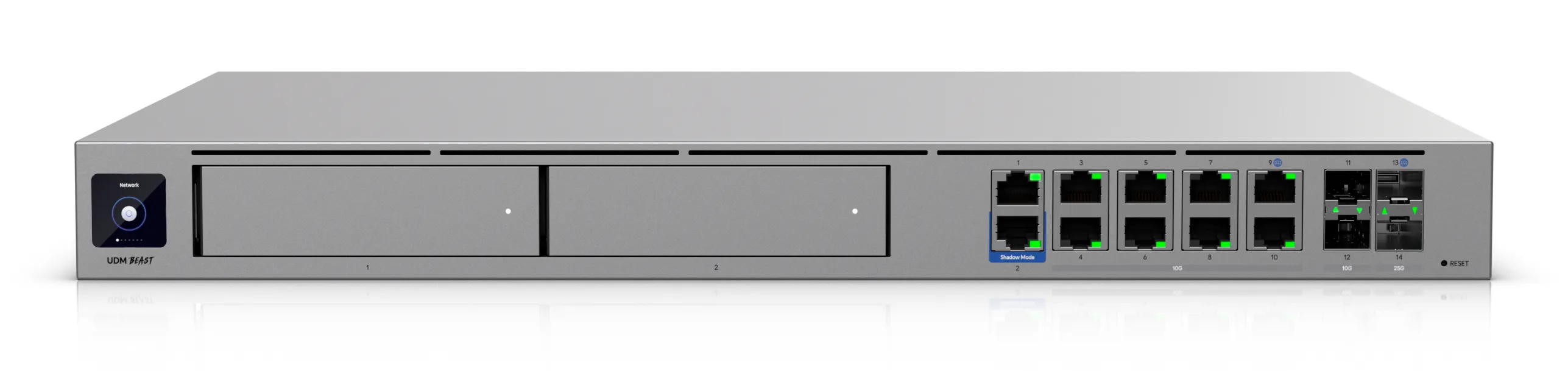 Ubiquiti UniFi Dream Machine Beast (UDM-BEAST) - Pilviyhdyskäytävä, Harmaa