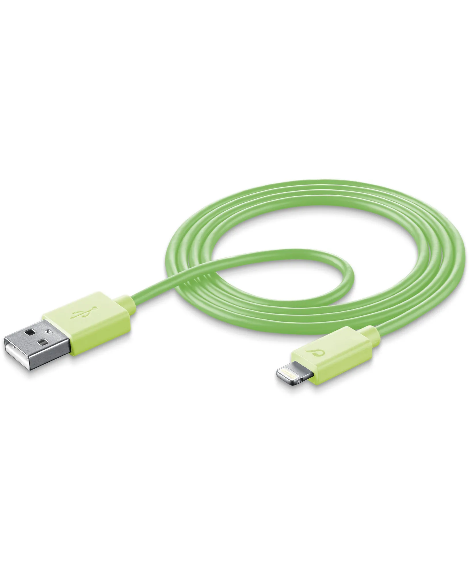 CELLULARLINE STYLECOLOR USB-A to Lightning Cable 100cm - GREEN
