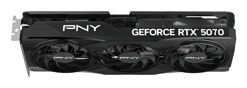 PNY GeForce RTX 5070 Triple Fan DLSS4 12GB - Graphics card