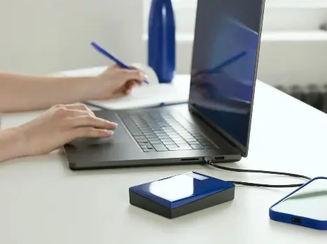 Western Digital My Passport 2TB External HDD USB-C - Cobalt Blue