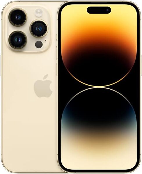 Refurbished iPhone 14 Pro 128GB, Gold (Very good condition, New Battery)