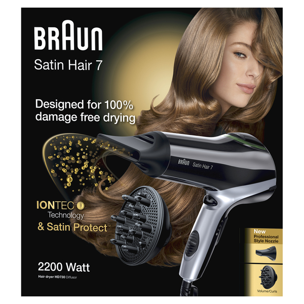 BRAUN Hairdryer Satin Hair 7 HD730