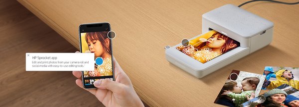 HP Sprocket Studio Snow Printer