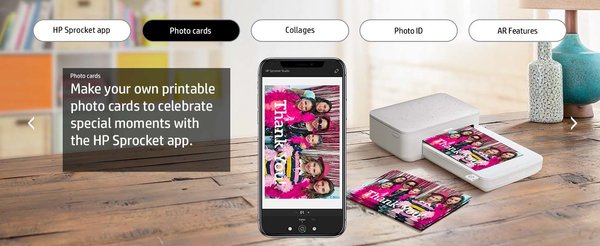 HP Sprocket Studio Snow Printer