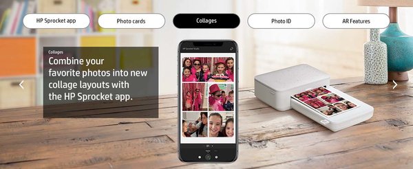 HP Sprocket Studio Snow Printer