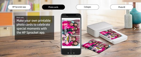 HP Sprocket Studio Snow Printer