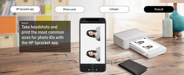 HP Sprocket Studio Snow Printer