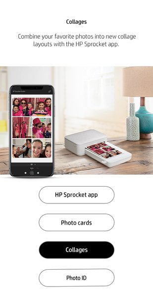 HP Sprocket Studio Snow Printer