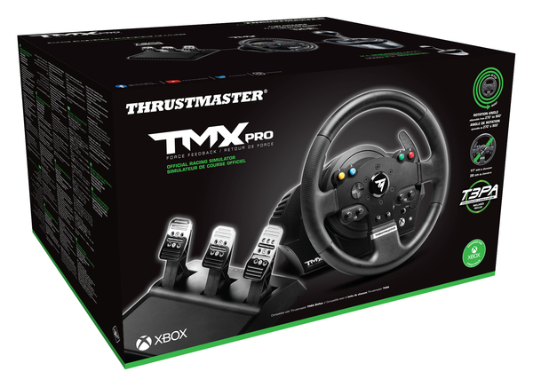 ThrustMaster TMX PRO -ratti + polkimet, PC, Xbox