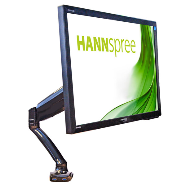 Hannspree AirFlex, USB-Hub - monitor mount, black, 27", 6kg