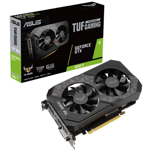 Asus GeForce GTX 1660 Ti TUF EVO TOP OC 6 Gt -n&auml;yt&ouml;nohjain