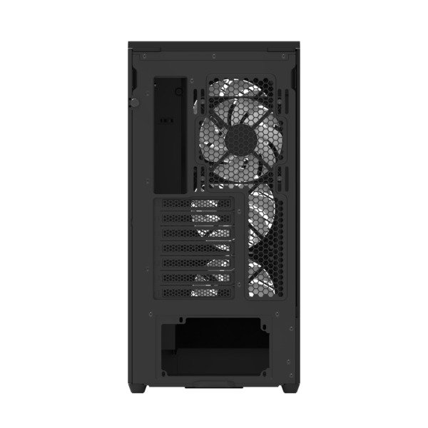 Aerocool D520A midi-tower chassi med f&ouml;nster, med RGB-belysning, svart