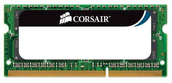 Corsair 4GB (1x4GB) Value Select, DDR3 1066MHz - Green