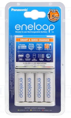 Eneloop Battery Charger+4xR6AA