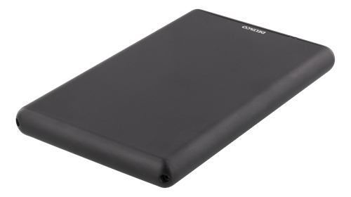 DELTACO Externt 2,5" HDD/SDD-kabinett, USB-C, USB 3.0, aluminium, SATA