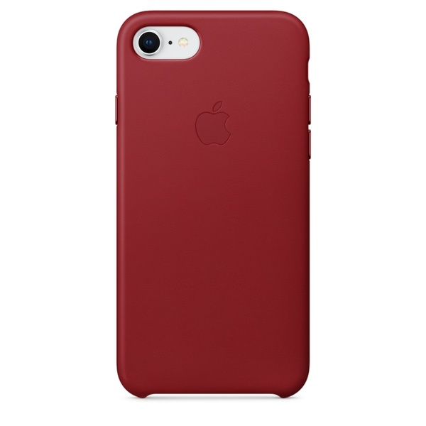 Apple iPhone 8/7 ‑nahkakuori - (PRODUCT)RED