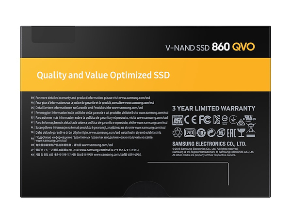Samsung 860 QVO 4 TB, SATA III, 2.5&quot; - SSD