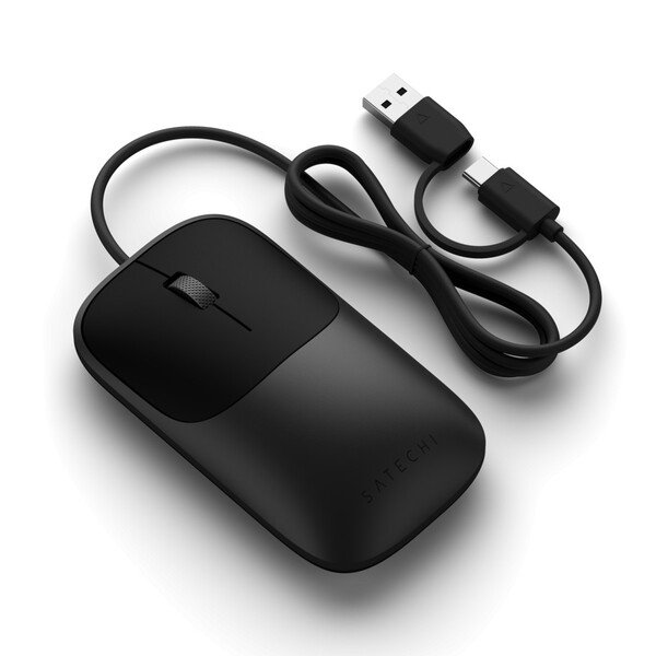 Satechi Slim LX -langallinen hiiri, Space Black