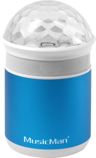 MusicMan Disco Bluetooth Soundstation BT-X17 blue