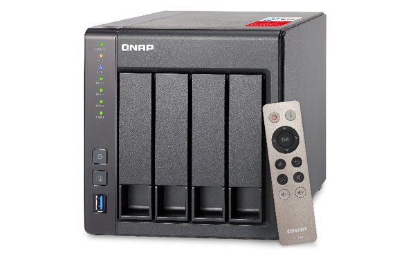 Qnap TS-451+-2G, 4x h&aring;rdiskplatser - NAS-server