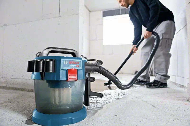 Bosch GAS 18V-10 L Professional Wet and dry vacuum cleaner, Blue, Black