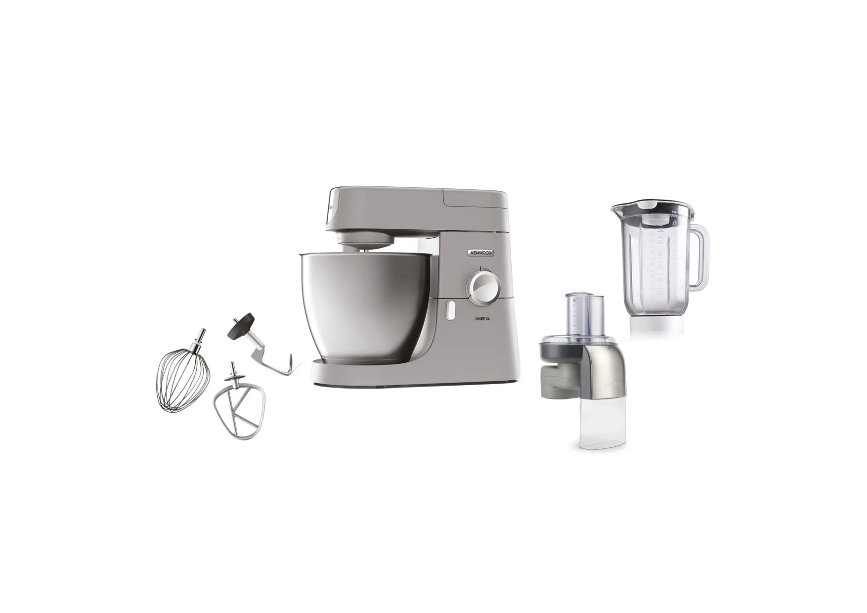 Kenwood Chef XL KVL4140S yleiskone - 1200 W - 6,7 L - hopea