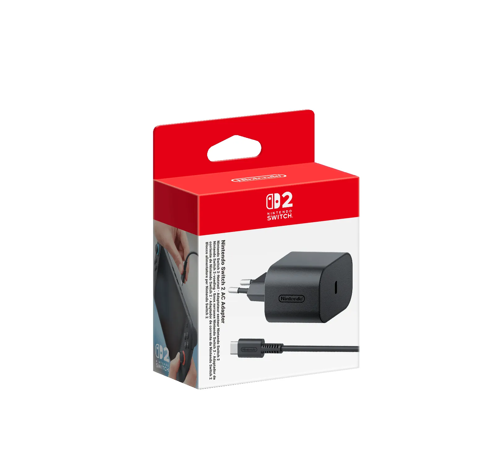 Nintendo Switch 2 - Power adapter black, 1.5 meter cable, USB-C
