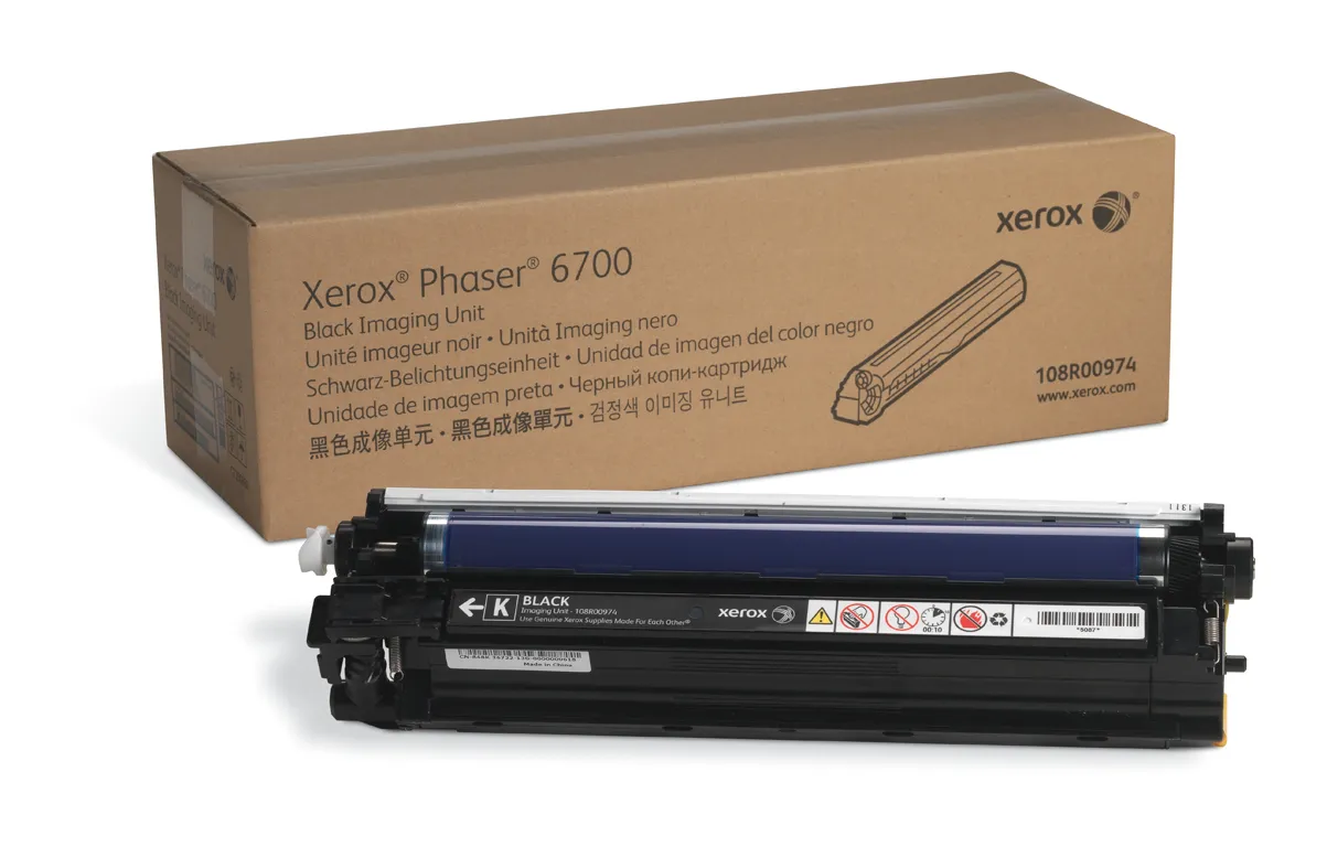 Xerox - Musta - tulostimen kuvayksikk&ouml; malleihin Phaser 6700Dn, 6700DT, 6700DX, 6700N, 6700V_DNC
