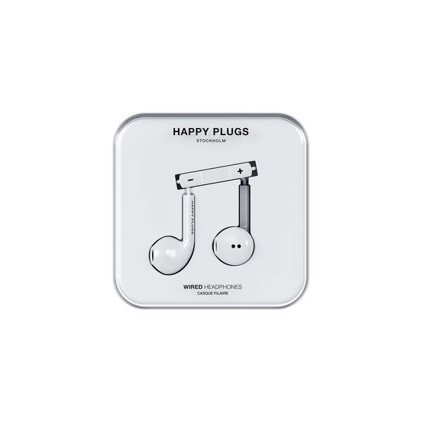 Happy Plugs 232633 In-ear Headphones, White