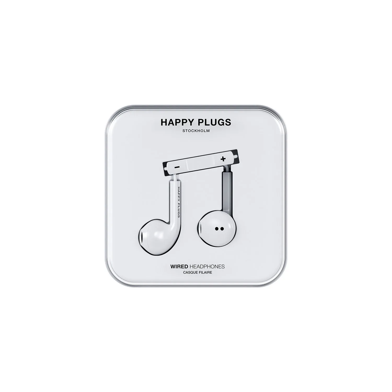 Happy Plugs 232633 In-ear Headphones, White
