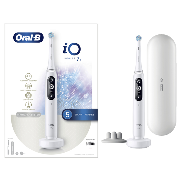 Oral-B iO7s -s&auml;hk&ouml;hammasharja, Valkoinen